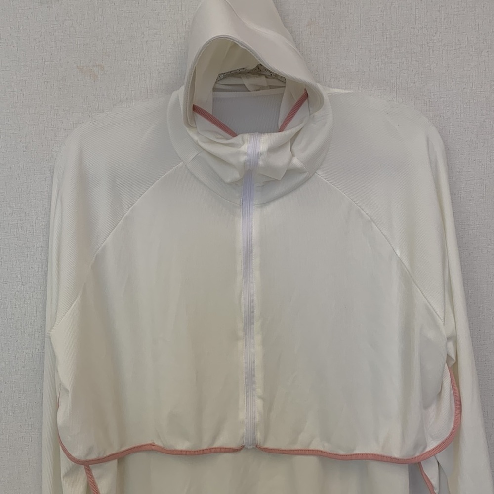 J. ING Zip-Up Hoodie with Visor!! Sz M/L